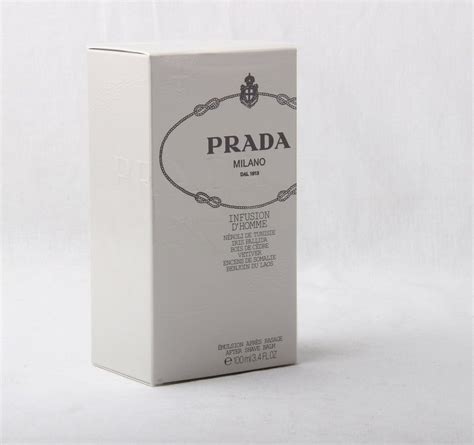 infusion d'homme prada 100 ml balsamo after shave